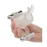 Couples Vibrating Erection Enhancer with Dual Bullets
