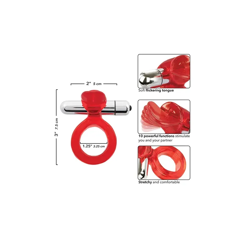 Wireless Clit Flicker Vibrating Couples Ring