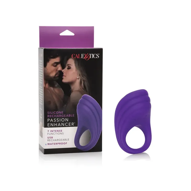 Silicone Vibrating Penis Ring with 7 Functions