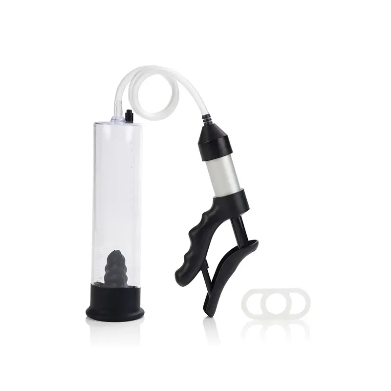 Quick Draw Vacuum Pump with Silicone Erection Enhancer