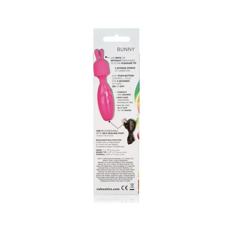 Tiny Teasers Bunny Mini Wand Vibrator