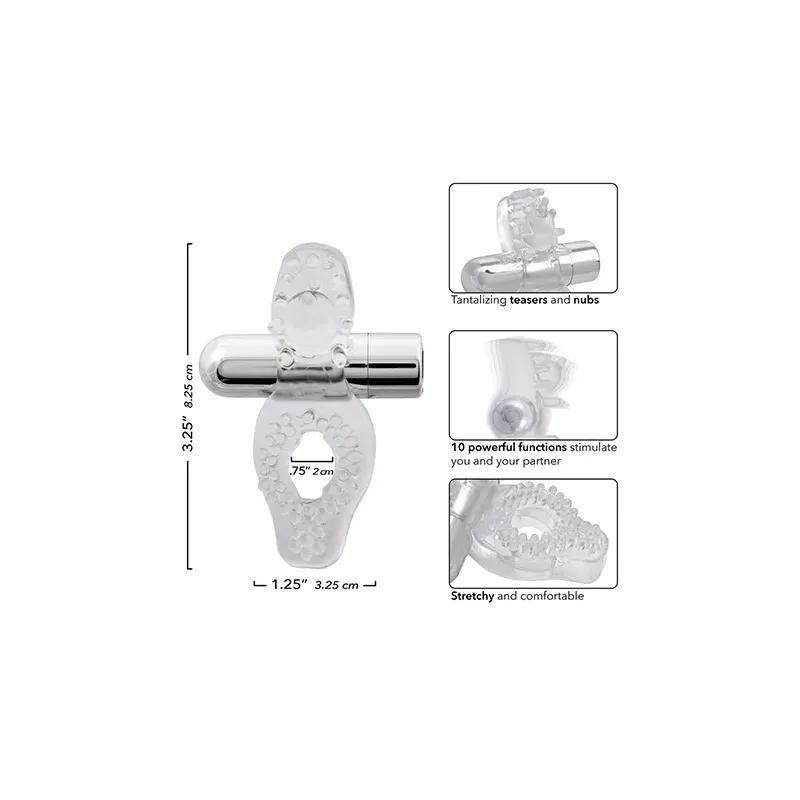 Wireless Vibrating Couples Enhancer Ring