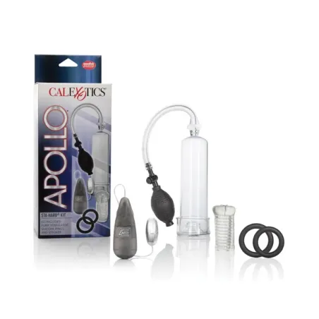 Apollo Sta-Hard Penis Pump Kit with Vibrating Stimulator