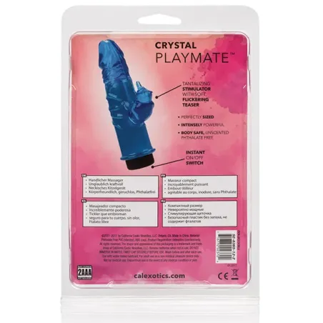 3 Inch Jelly Rabbit Vibrator with Clitoral Stimulator