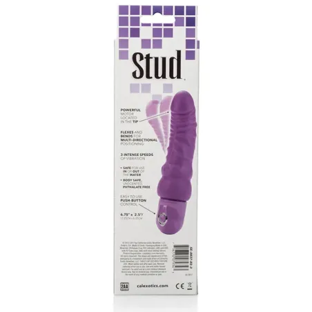 Bendie Power Stud Curvy Vibrator in Purple