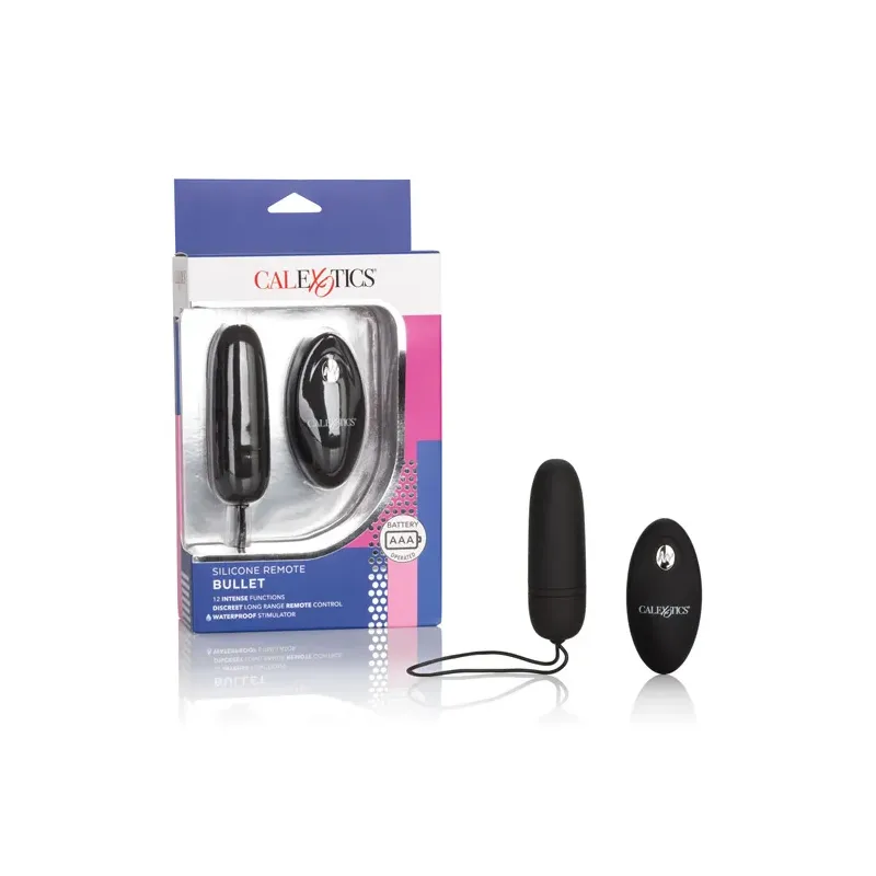 Remote Control Bullet Vibrator with 12 Functions