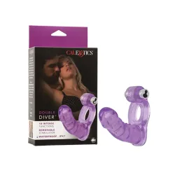 Double Diver Vibrating Cock Ring with Penetrator