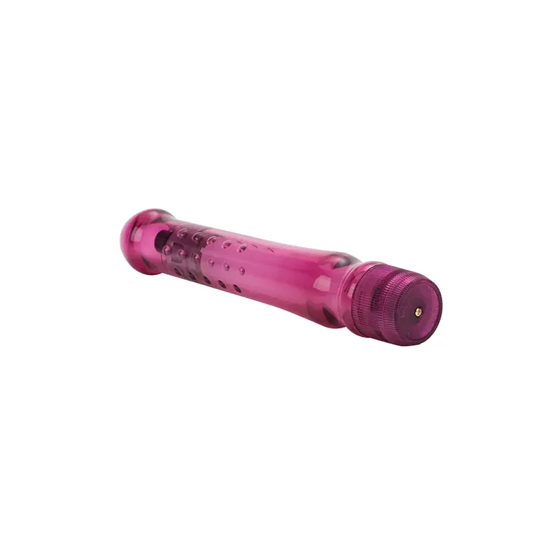 Turbo Glider Textured Vibrator in Red