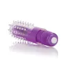 Waterproof Travel Vibrator with Removable Nubby Sleeve