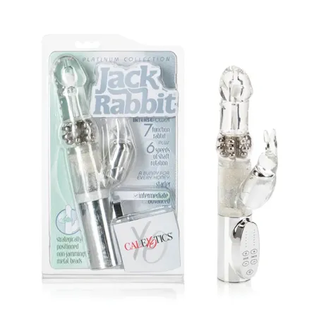 Jack Rabbit Platinum Collection Rabbit Vibrator in Silver