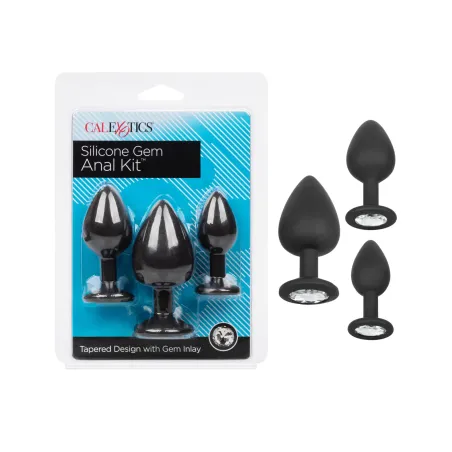 Silicone Gem Butt Plug Training Kit