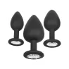 Silicone Gem Butt Plug Training Kit