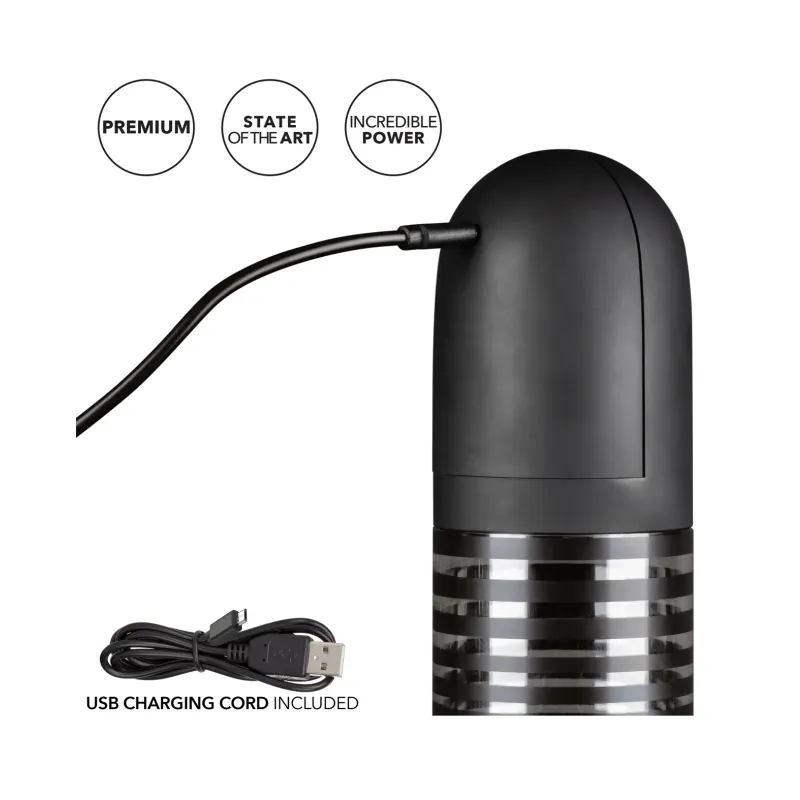Rechargeable Automatic Penis Pump with Dual Silicone Ring