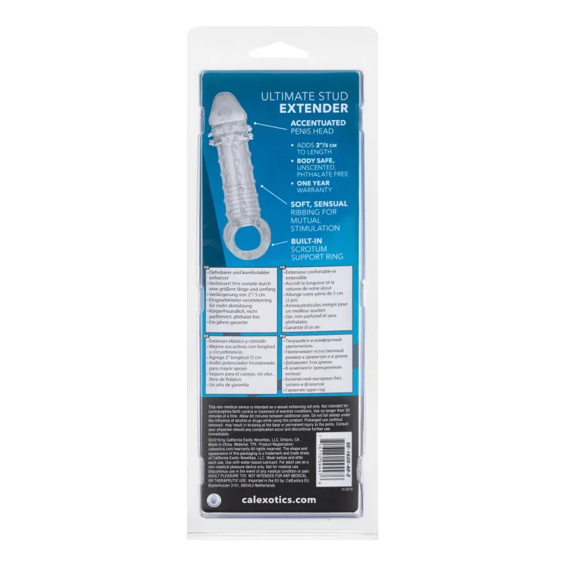 Penis Extender Sleeve with Scrotum Strap