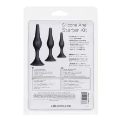 Silicone Anal Training Kit with Three Graduated Plugs