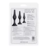 Silicone Anal Training Kit with Three Graduated Plugs