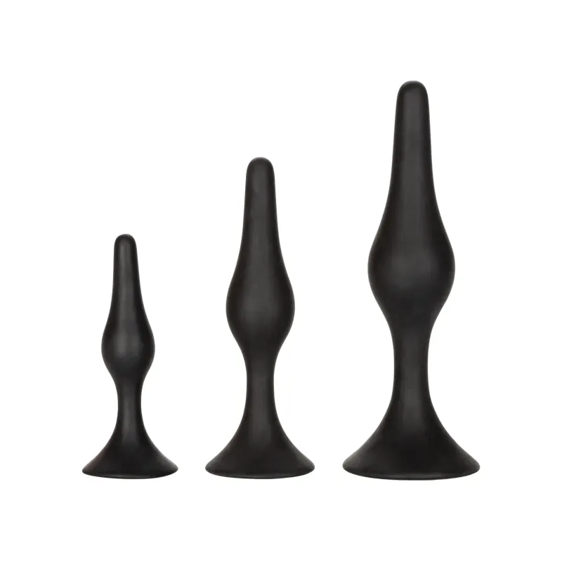 Silicone Anal Training Kit with Three Graduated Plugs