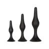 Silicone Anal Training Kit with Three Graduated Plugs
