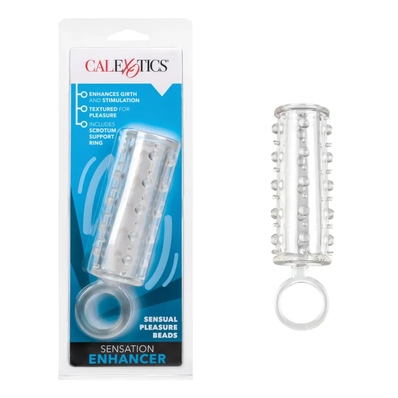 Beaded Open-End Penis Extension Sleeve