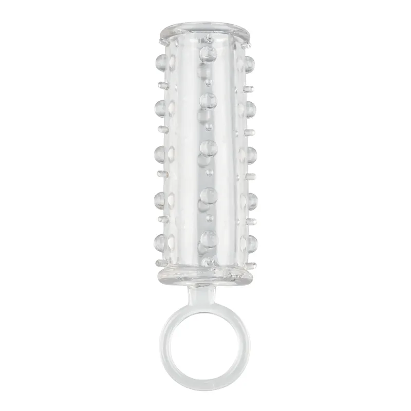Beaded Open-End Penis Extension Sleeve
