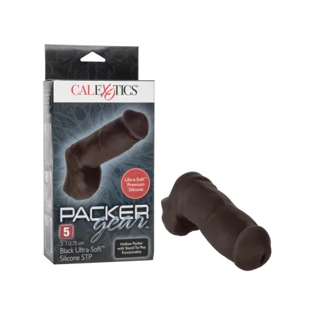 Ultra Soft Silicone STP Packer 5 Inch in Black