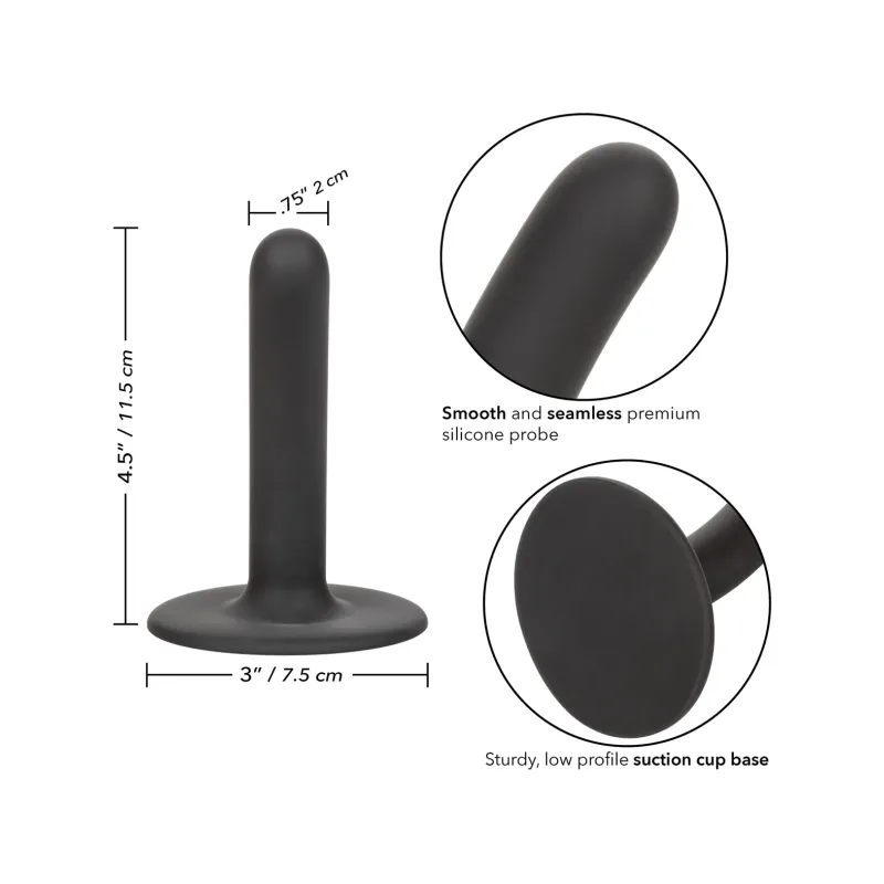 Boundless Slim Silicone Strap-On Probe 4.5 Inch