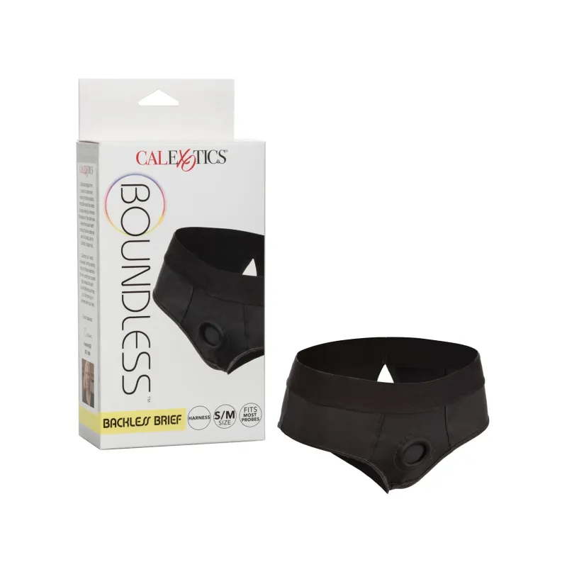 Boundless Backless Brief Harness in Black