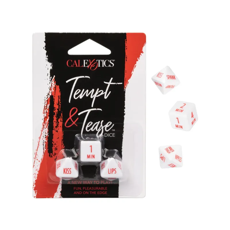 Tempt & Tease Acrylic Dice Game for Couples