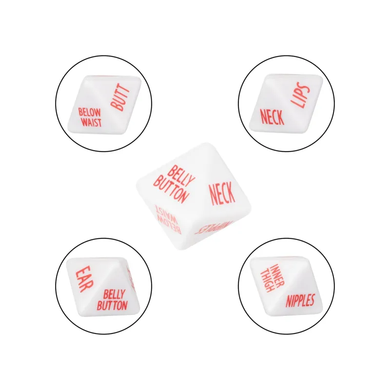 Tempt & Tease Acrylic Dice Game for Couples