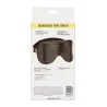 Blackout Blindfold Eye Mask with Padded PU Vegan Leather
