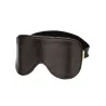 Blackout Blindfold Eye Mask with Padded PU Vegan Leather