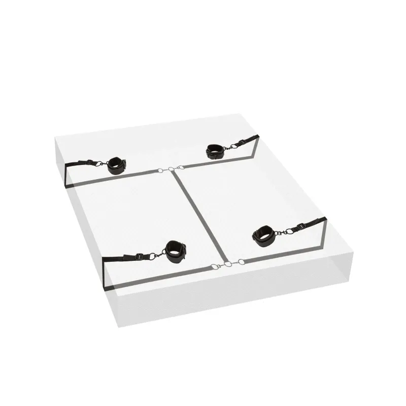 Boundless Bed Restraint with Wrist and Ankle Cuffs