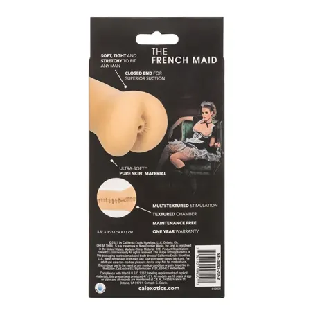 French Maid Stroker with Textured Chamber