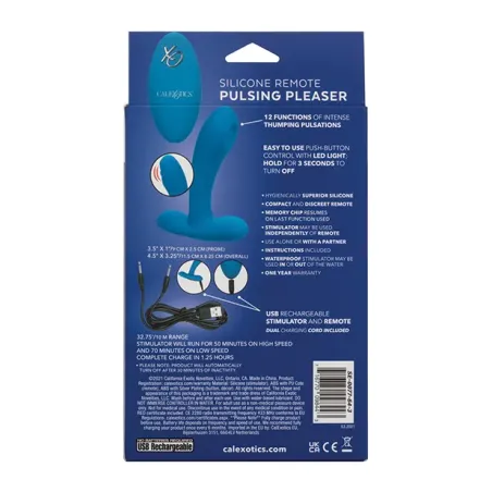 Silicone Pulsing Anal Probe with Remote