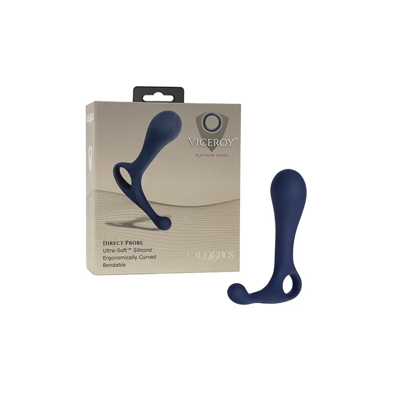 Curved Silicone Anal Probe with Retrieval Ring
