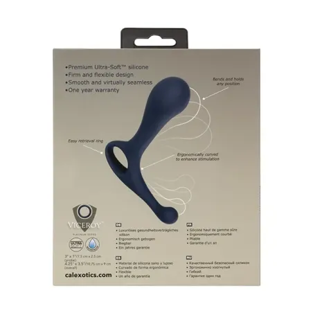 Curved Silicone Anal Probe with Retrieval Ring