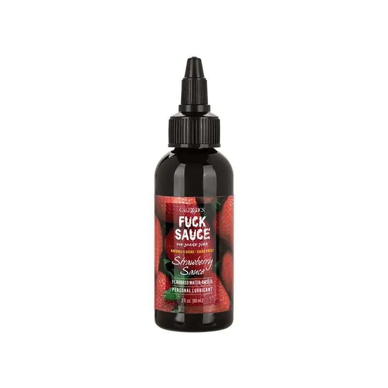 Fuck Sauce Strawberry Flavored Water Based Lubricant 2 oz