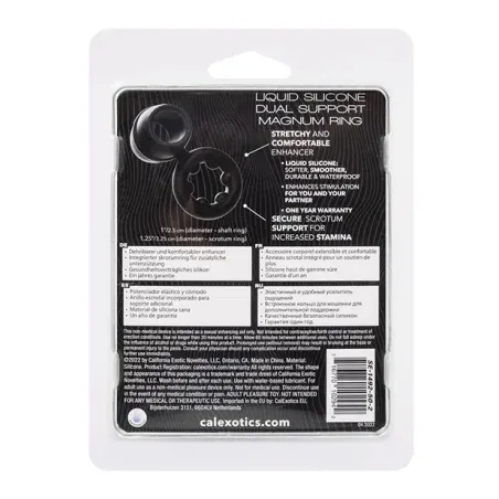 Dual Magnum Liquid Silicone Cock Ring