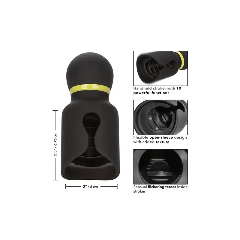 Flickering Tongue Stroker with 10 Vibration Functions
