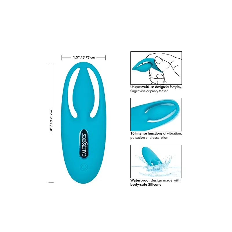 Neon Vibes Orgasm Finger Vibe with 10 Functions