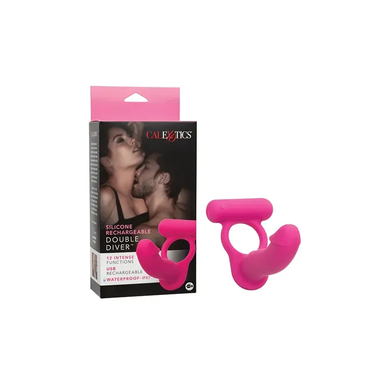 Vibrating Cock Ring with Probe and Teaser