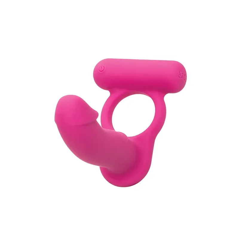 Vibrating Cock Ring with Probe and Teaser
