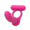 Vibrating Cock Ring with Probe and Teaser
