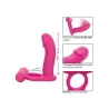 Vibrating Cock Ring with Probe and Teaser