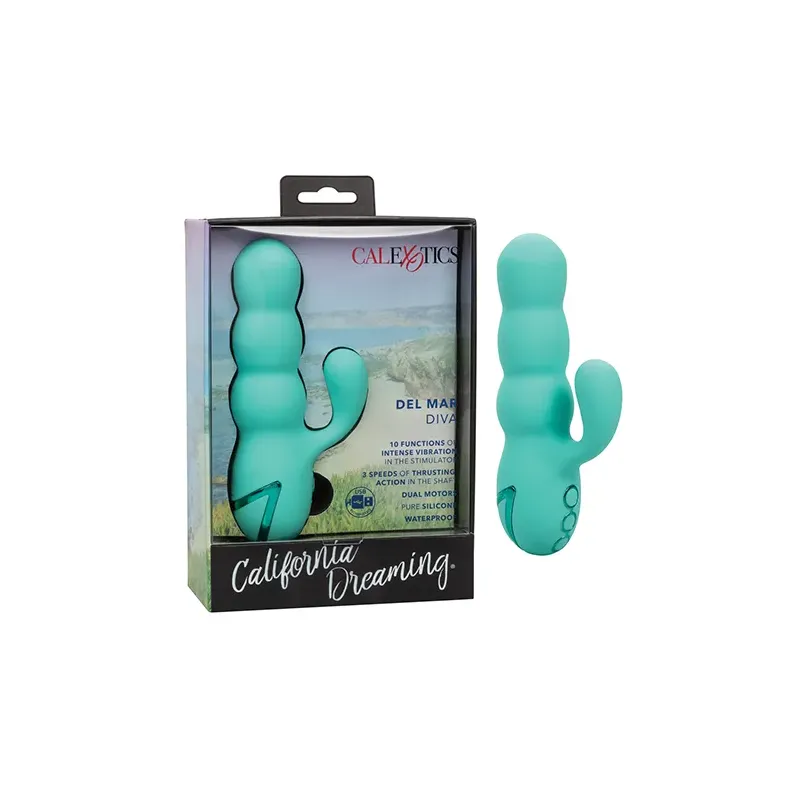 Del Mar Diva Rabbit Vibrator with Thrusting Shaft