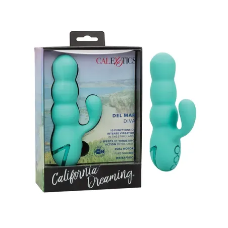 Del Mar Diva Rabbit Vibrator with Thrusting Shaft