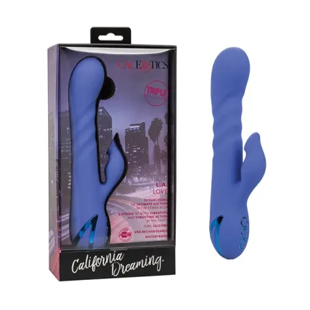 California Dreaming Rabbit Vibrator with Suction and Thrusting