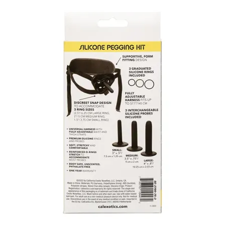 Boundless Silicone Pegging Kit with Harness and Graduated Probes