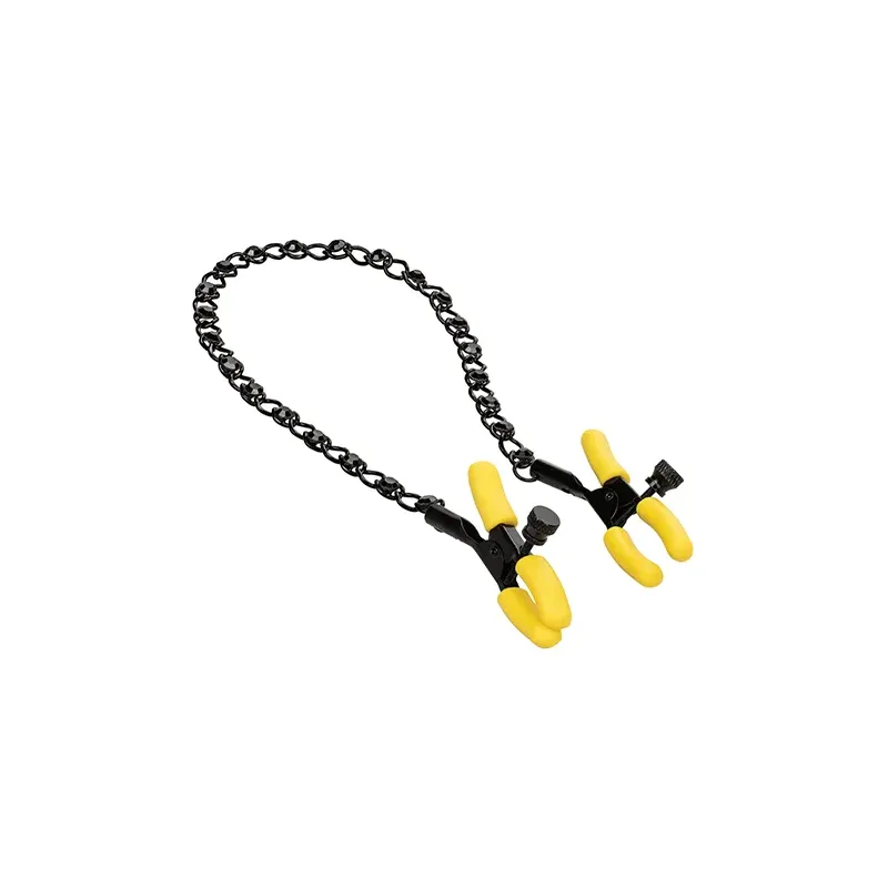 Boundless Adjustable Nipple Clamps with Crystal Chain
