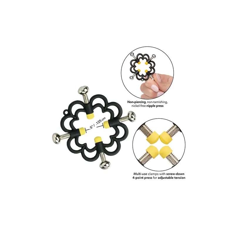 Boundless Nipple Grips with 4-Point Screw Press